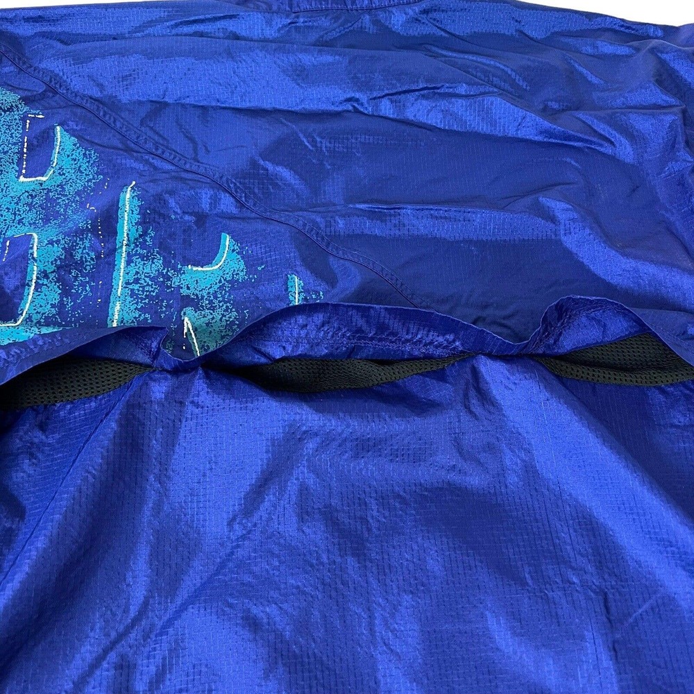 Vintage Umbro Jacket Adult Large Blue Windbreaker Lightweight Breathable Men L - Picture 8 of 13